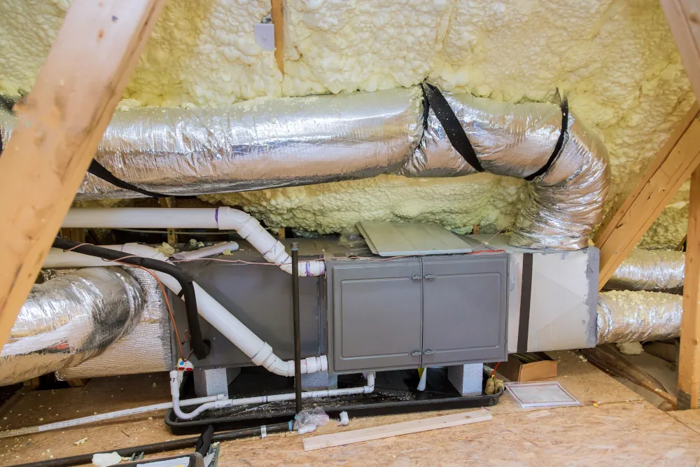 1st Choice heating repair services - Picture of a heating system.